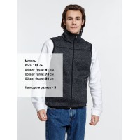 Жилет унисекс Gotland, черный, размер S