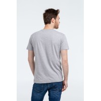 Футболка «Жар-птица», серый меланж, S