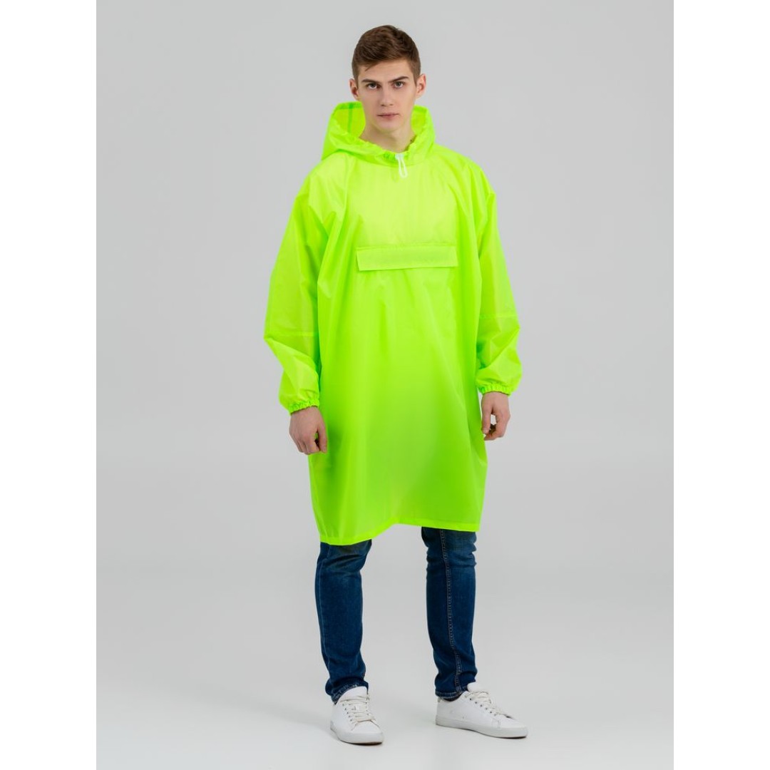 Дождевик-анорак Alatau, желтый неон, единый