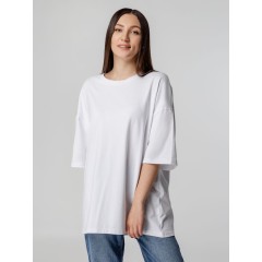 Футболка унисекс оверсайз Crosstown, белая, размер XL