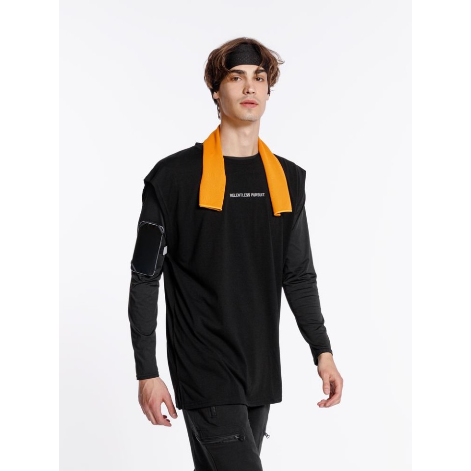 Охлаждающее полотенце Narvik в силиконовом чехле, оранжевое