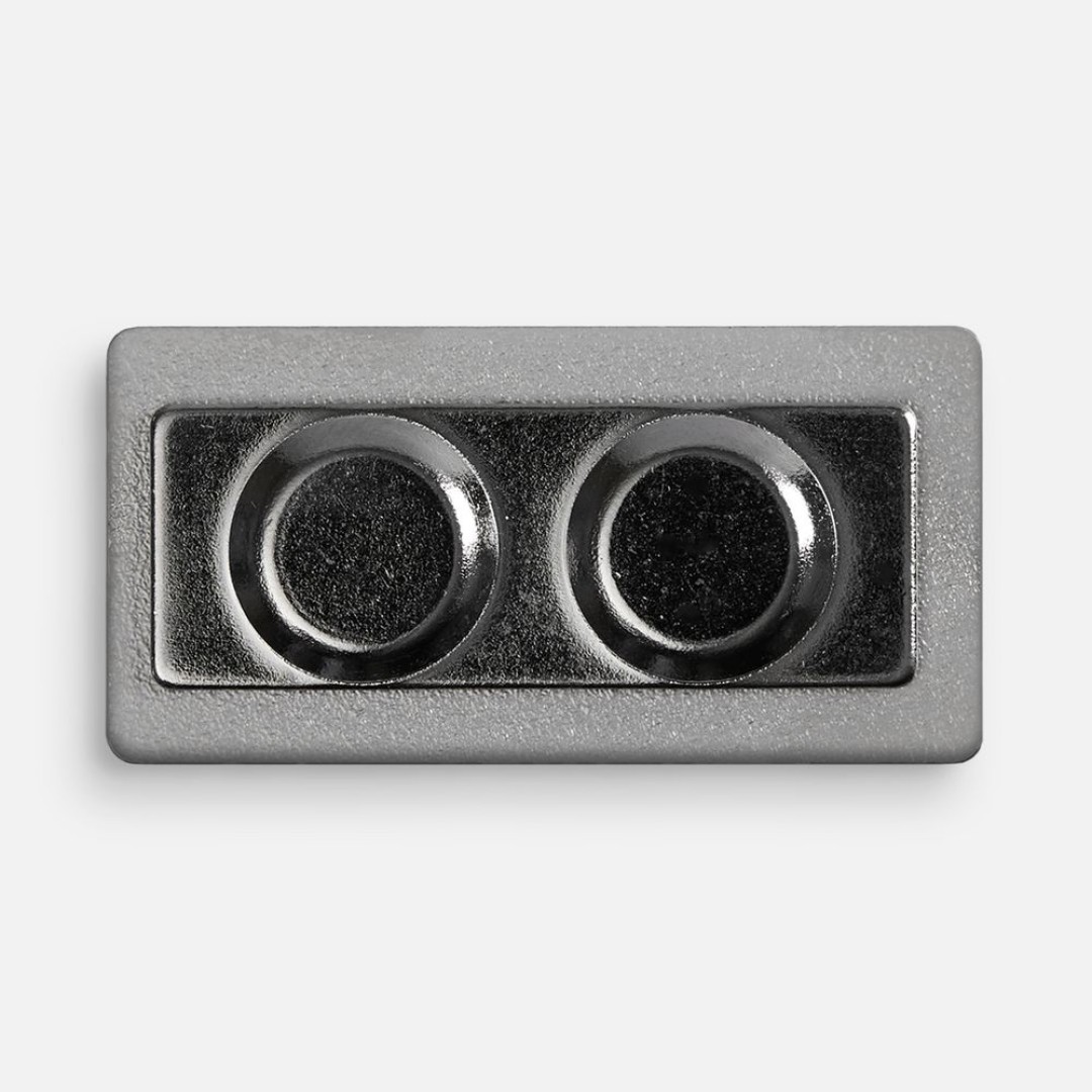 Значок Magnet Matto, серебристый