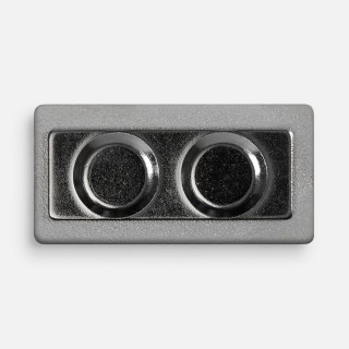 Значок Magnet Matto, серебристый