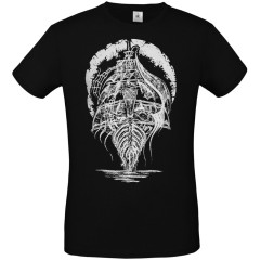 Футболка «Летучий Голландец», черная, XS