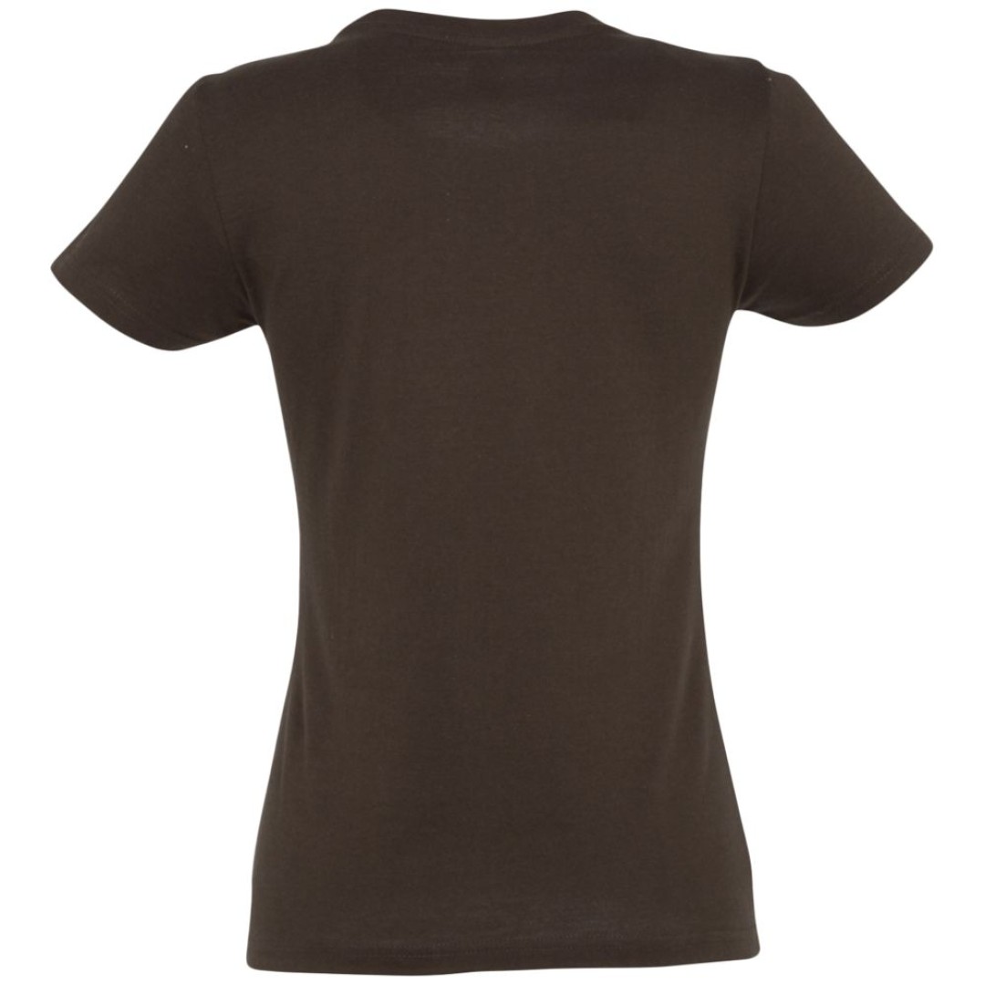 Футболка женская Imperial women 190 шоколадно-коричневая, XXL