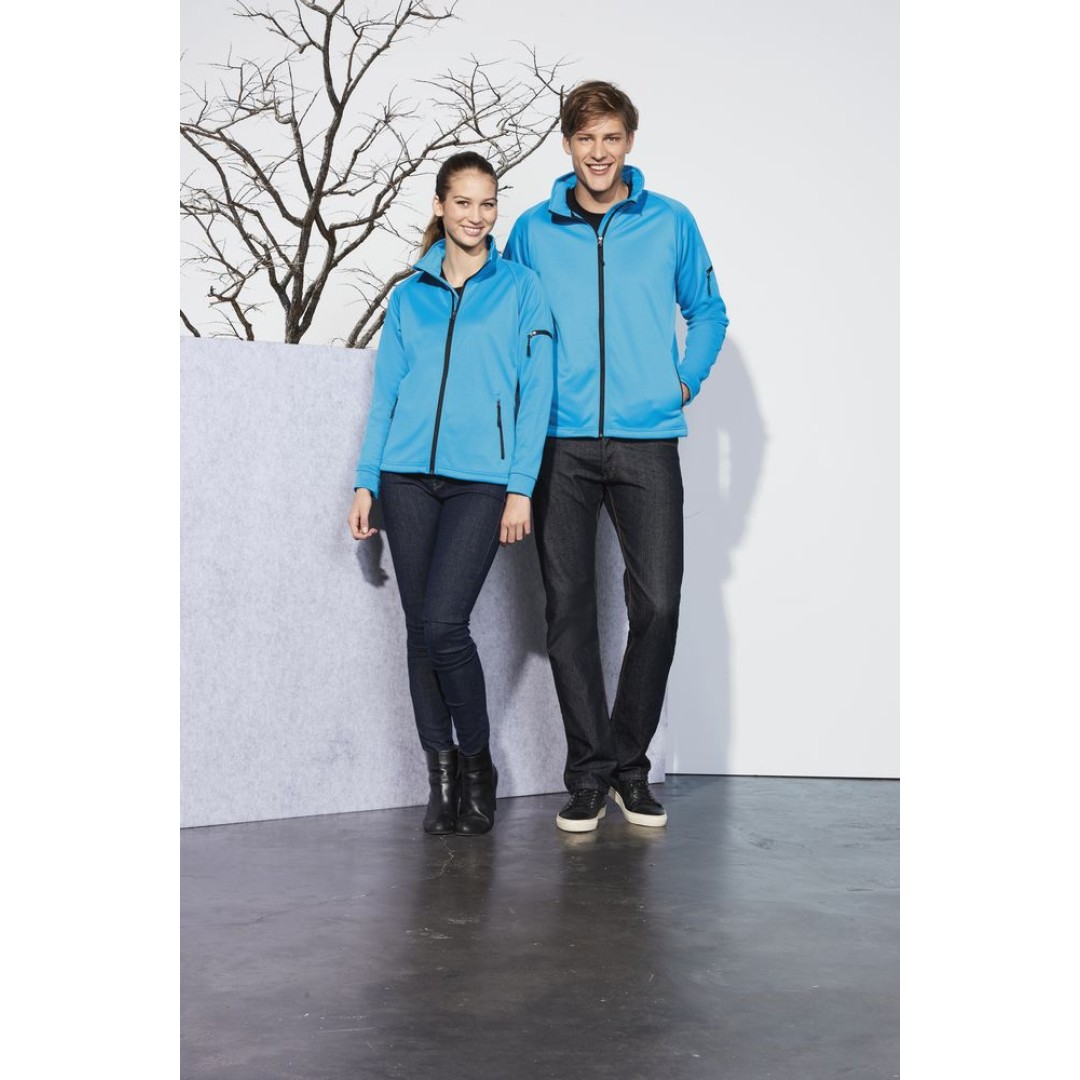 Куртка флисовая мужская New look men 250 бирюзовая, S