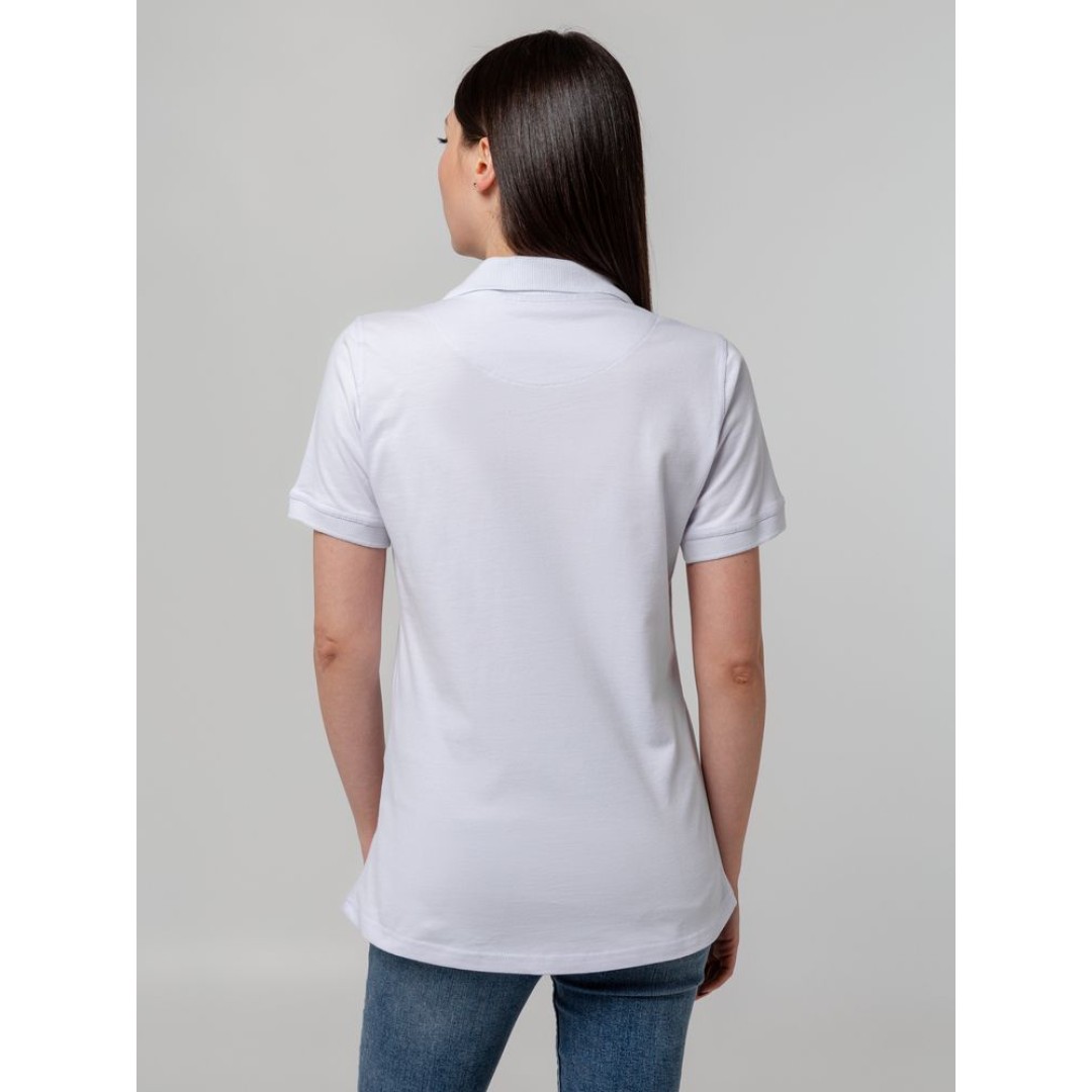 Рубашка поло женская Virma Stretch Lady, белая, S