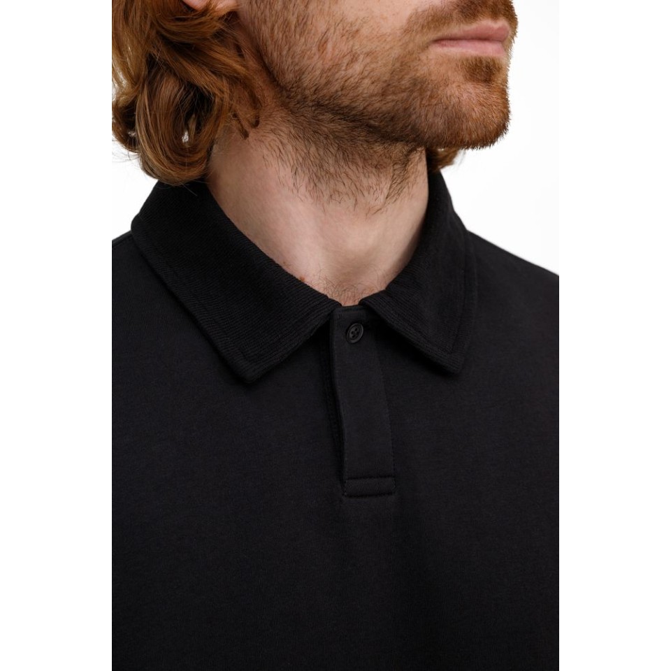 Рубашка поло унисекс Tiimi, черная, размер XS/S