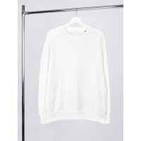 Свитшот оверсайз унисекс Vozduh, молочно-белый, размер XS/S