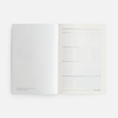 Ежедневник-органайзер Clean Slate, недатированный, красный