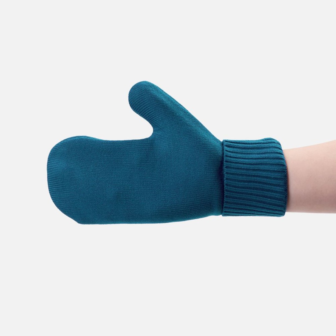 Варежки Yong, темно-синие (морская волна), размер S/M