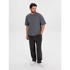 Джемпер с коротким рукавом Siluetti Volumica, серый, размер XS/S