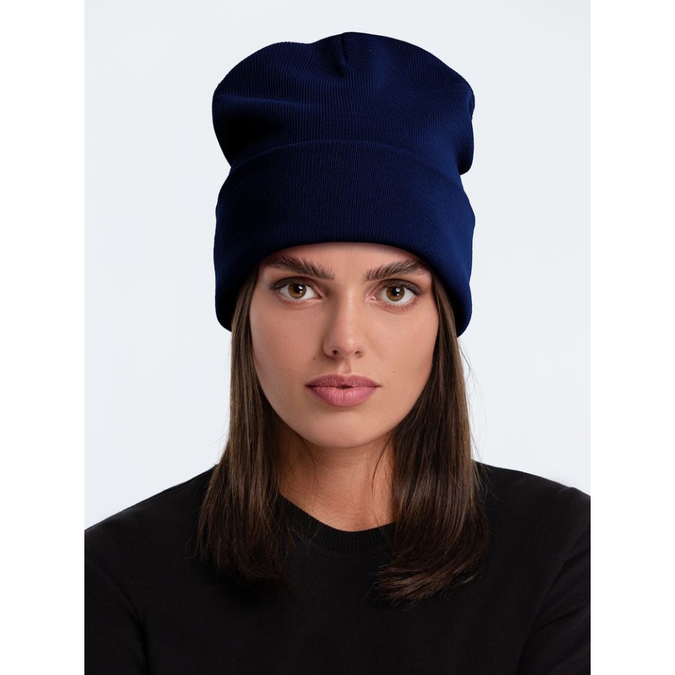 Шапка Real Talk, темно-синяя