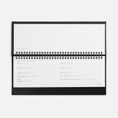 Планинг Faro, датированный, черный