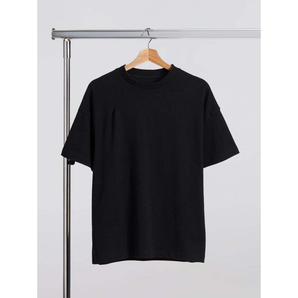 Футболка оверсайз унисекс Sinkopa, черная, размер XS/S