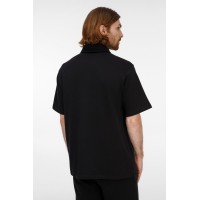 Рубашка поло унисекс Tiimi, черная, размер XS/S