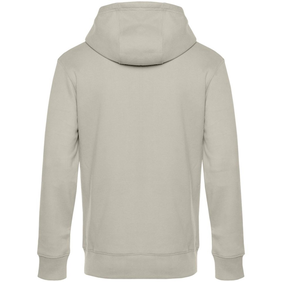 Толстовка с капюшоном унисекс King, дымчато-серая