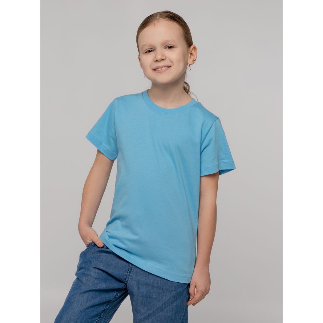 Футболка детская T-Bolka Kids, голубая, 6 лет