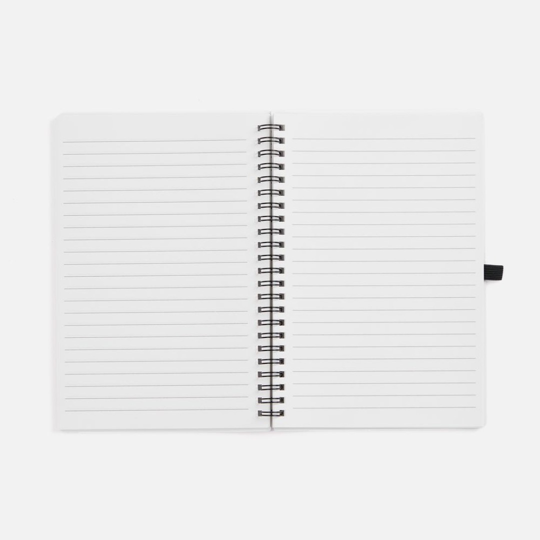 Блокнот на пружине Stone Line, белый