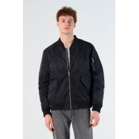 Куртка бомбер унисекс Rebel, черная