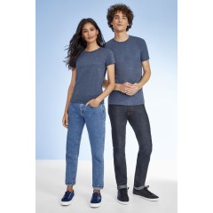 Футболка женская Imperial Fit Women черный меланж, S