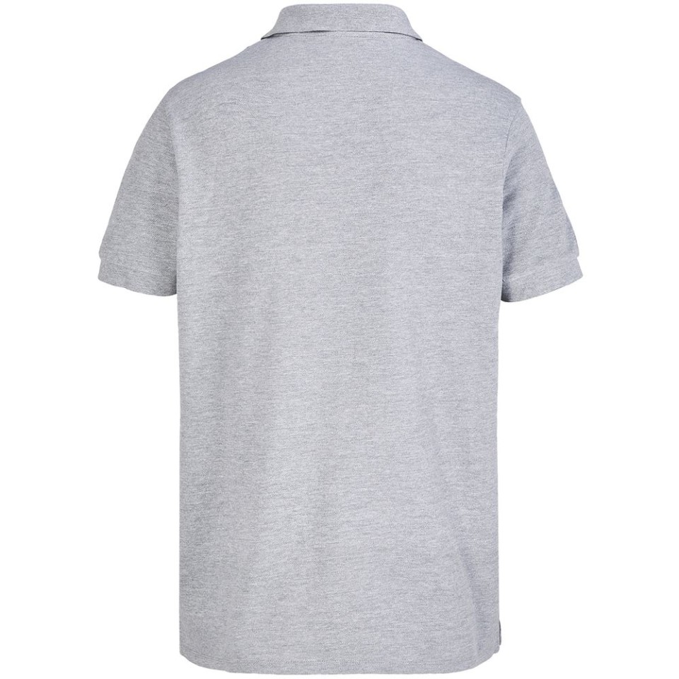 Рубашка поло унисекс Pacific, серый меланж, размер S