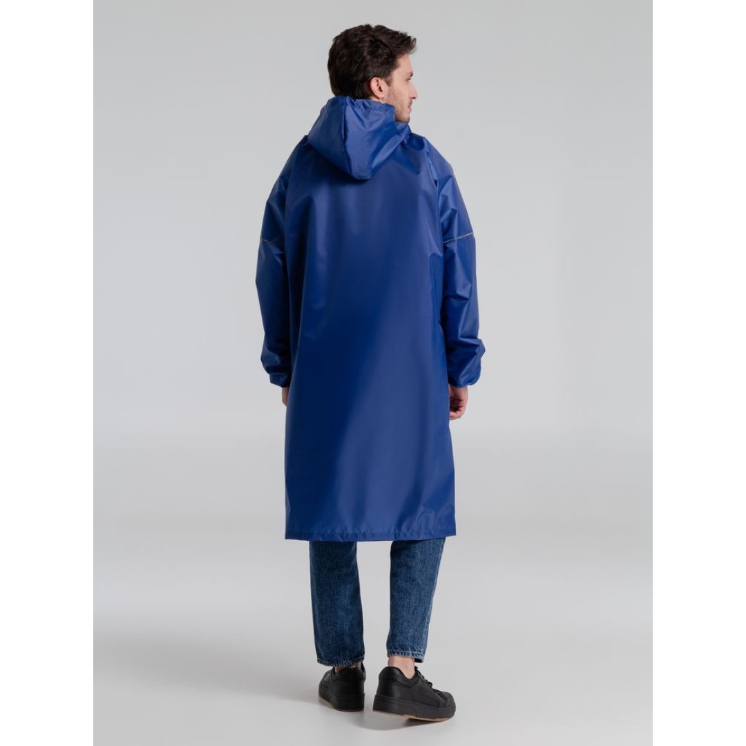 Дождевик со светоотражающими элементами Rainman Blink, ярко-синий, размер XS