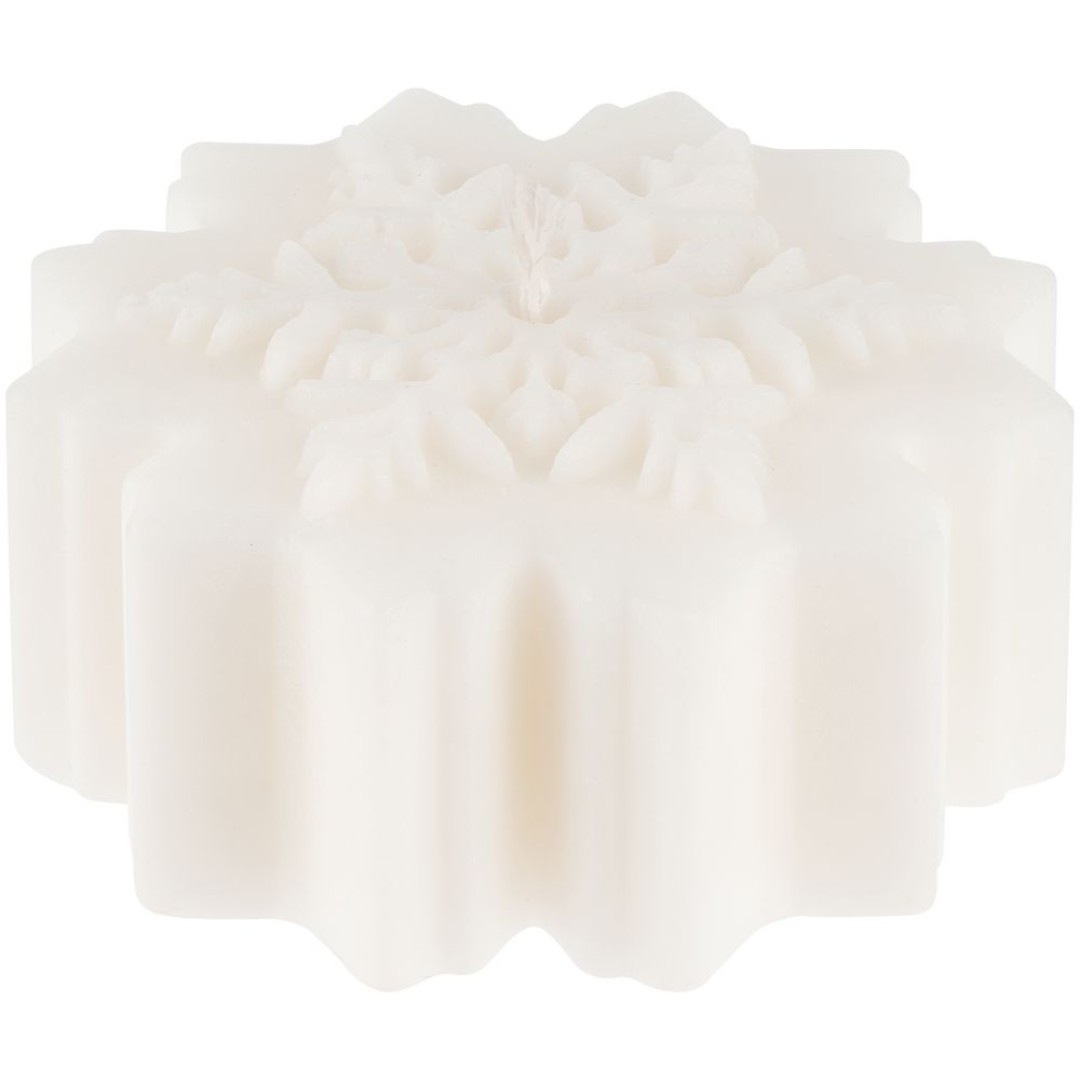 Свеча Snowflame 2, белая, 8 см