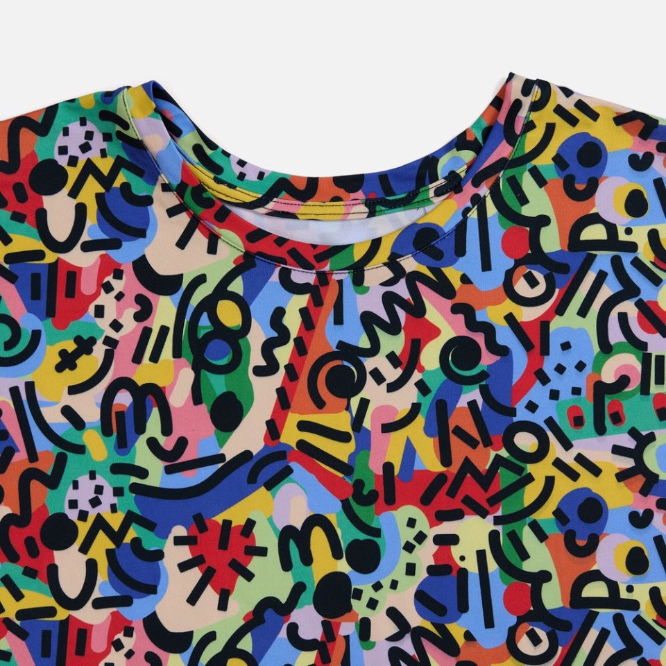 Футболка унисекс Senti с полной запечаткой на заказ, размер S