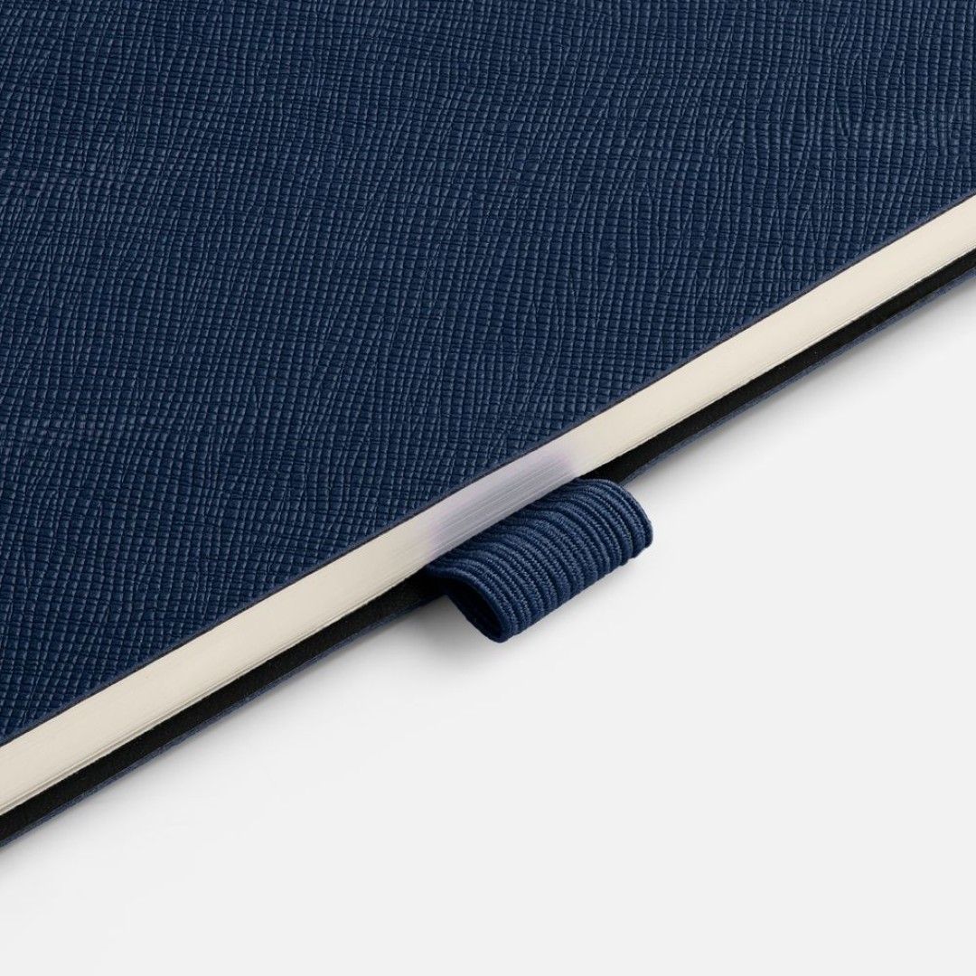 Ежедневник Lungo, недатированный, темно-синий