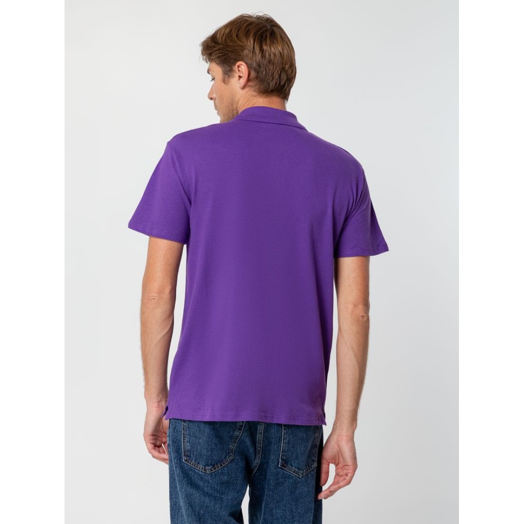 Рубашка поло мужская Summer 170 темно-фиолетовая, XXL