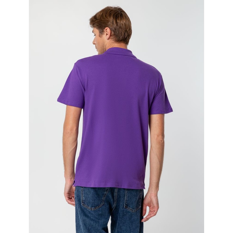Рубашка поло мужская Summer 170 темно-фиолетовая, L