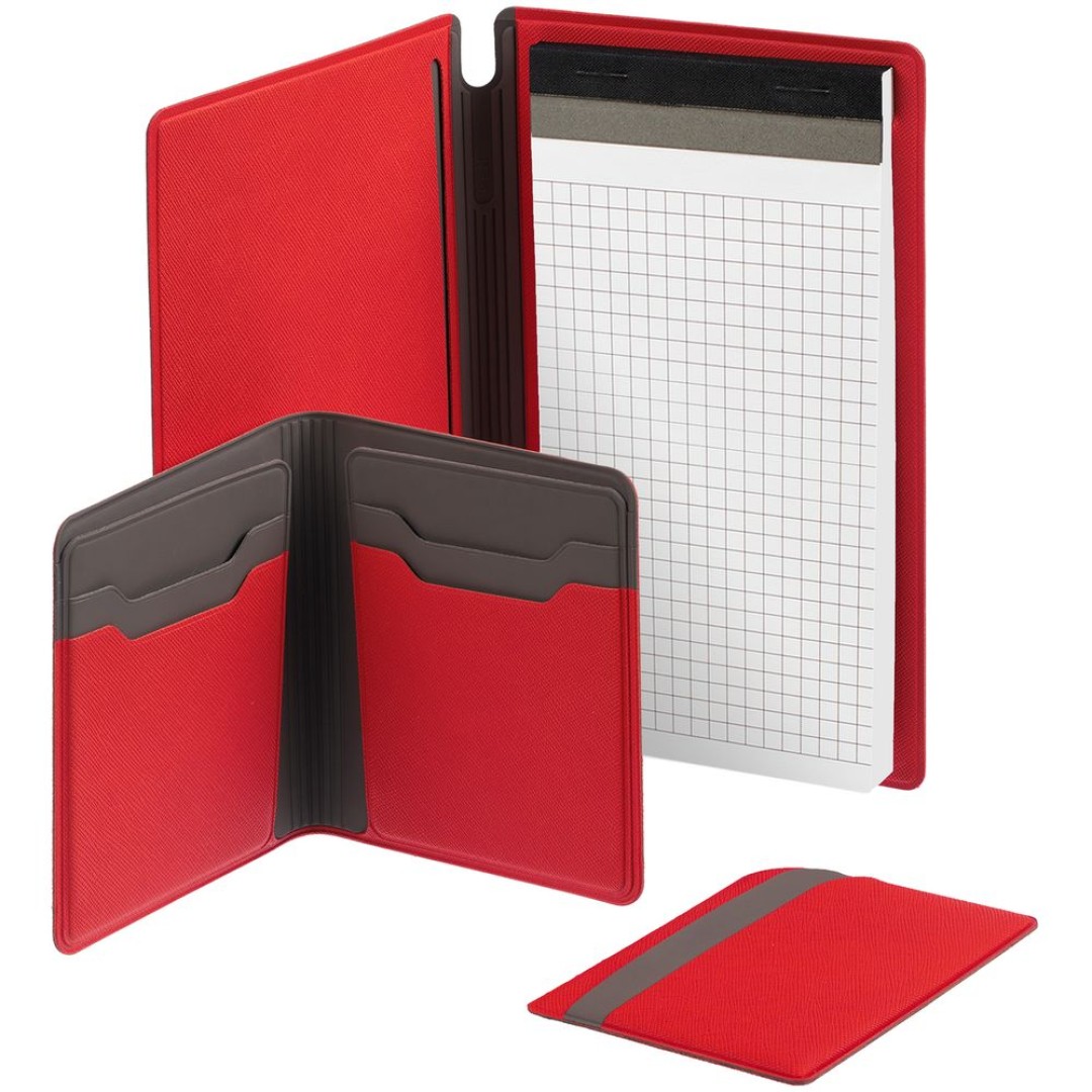 Чехол для карточек Dual, красный