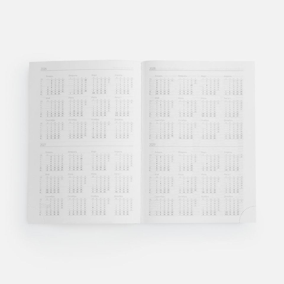 Ежедневник Vivian Metal, недатированный, зеленый