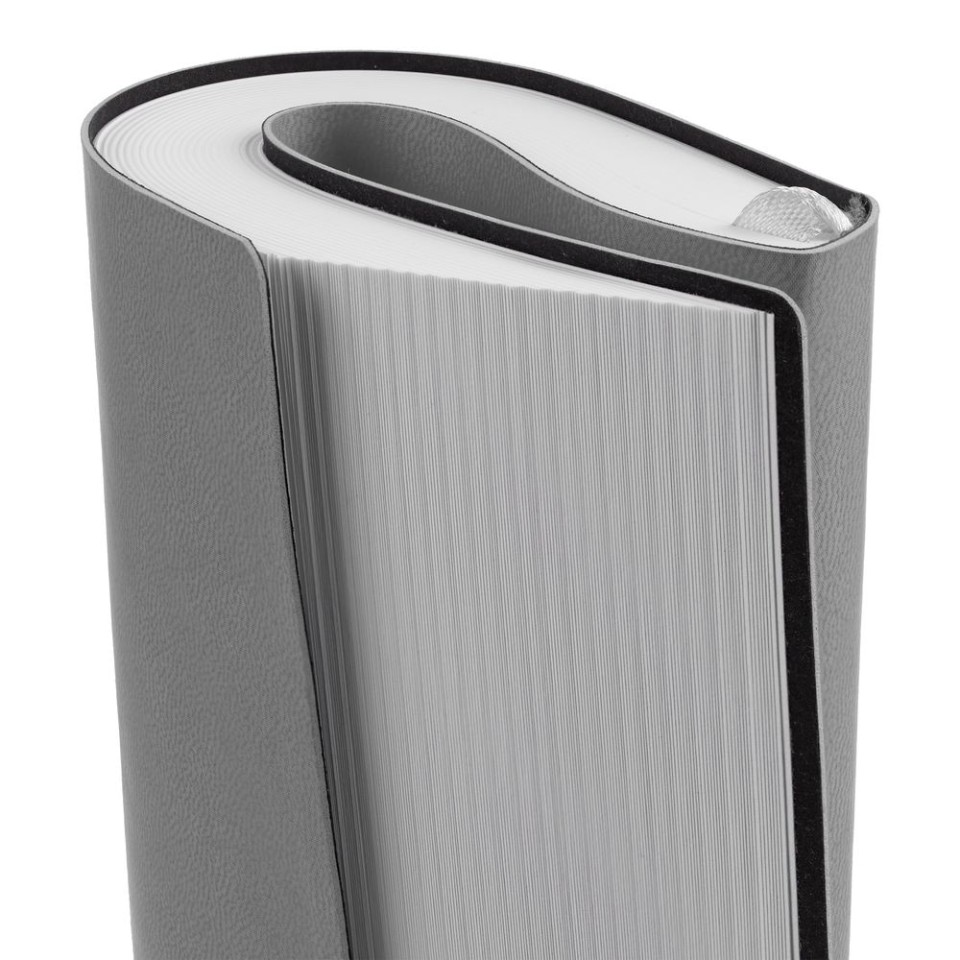 Ежедневник Vivian Metal, недатированный, серый