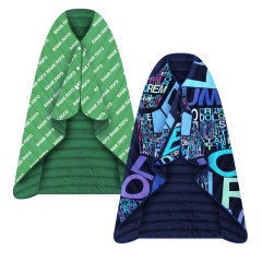 Плед-пончо Blanket Print на заказ