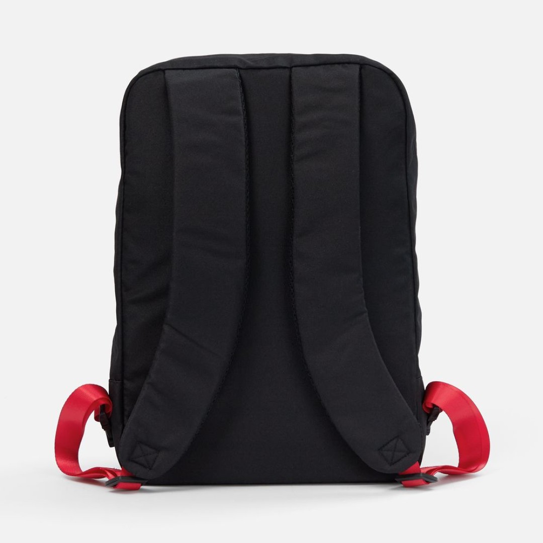 Рюкзак B2, черный с красными стропами