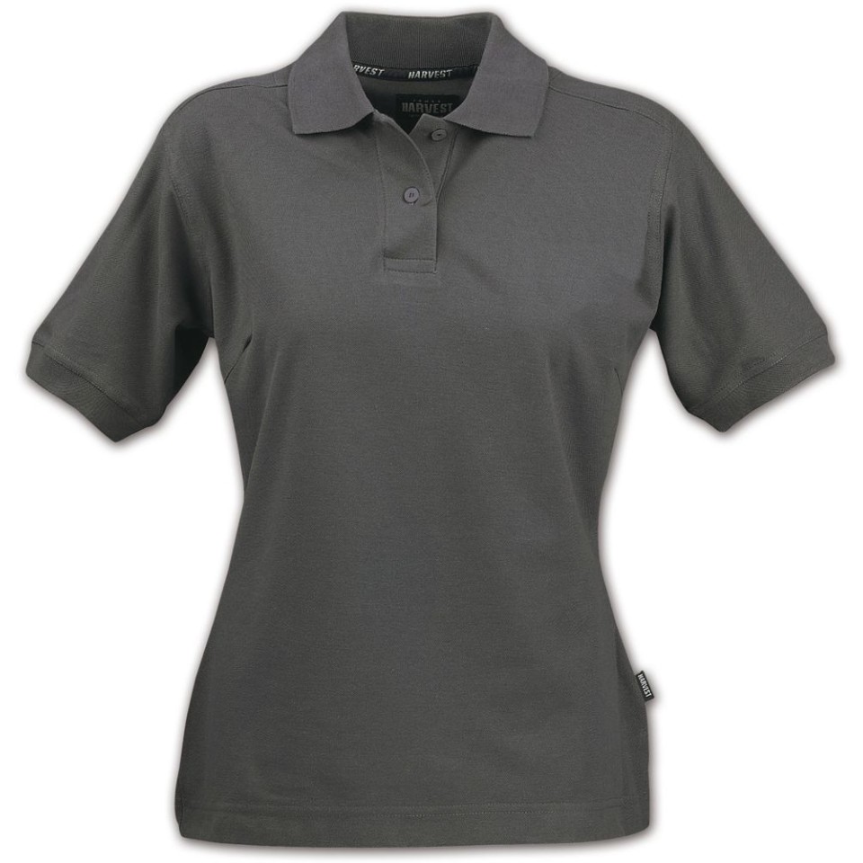 Рубашка поло женская Semora, серая (антрацит), XXL