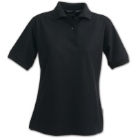 Рубашка поло женская Semora, черная, XL