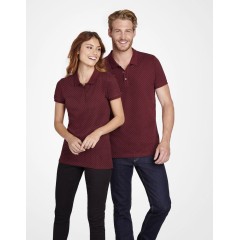 Рубашка поло мужская Brandy Men, темно-серая с белым, L