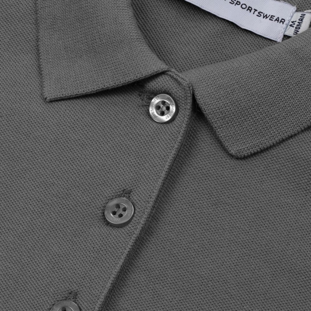 Рубашка поло женская Neptune темно-серая, S