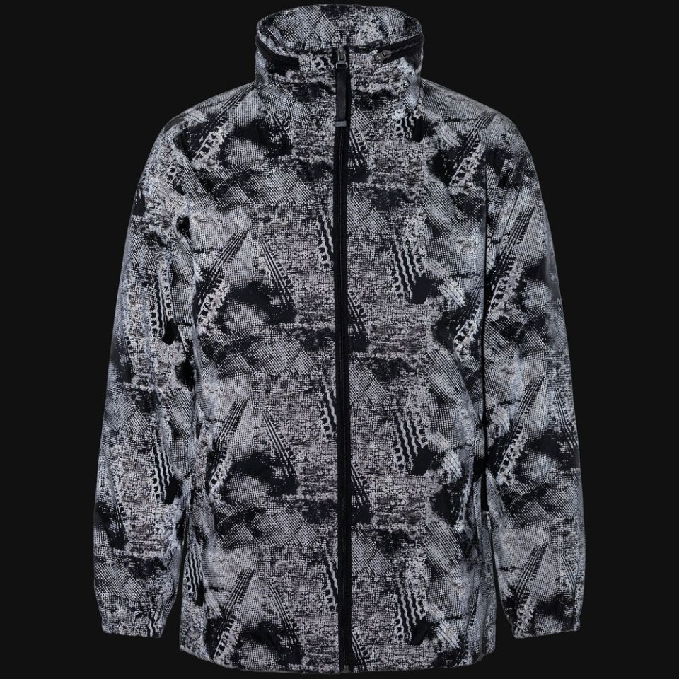 Ветровка светоотражающая Finvind темно-серая, XXS