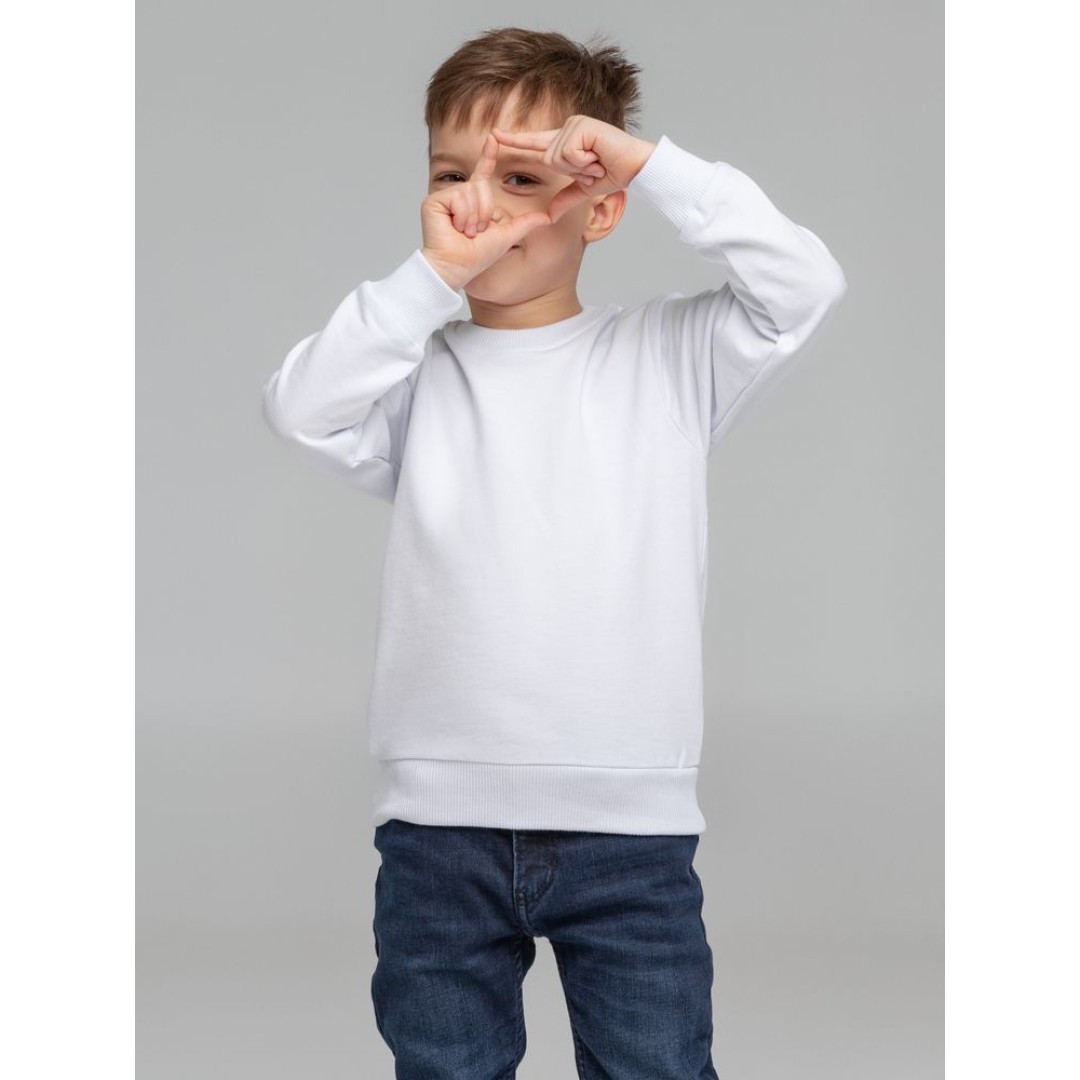Свитшот Toima Kids 2.0, белый, 6 лет