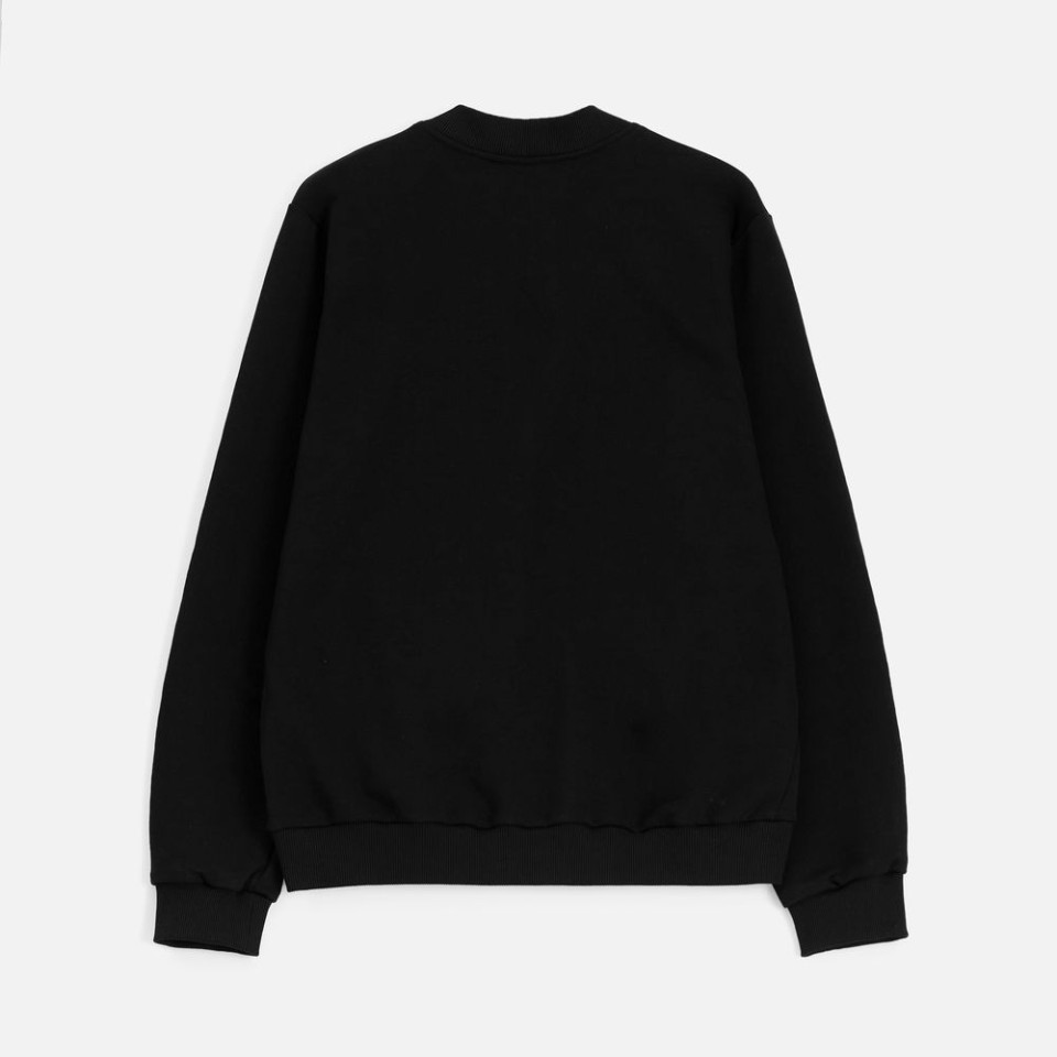 Бомбер унисекс Nuppu, черный, размер S