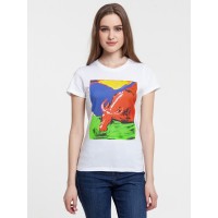 Футболка женская Toro, белая, L