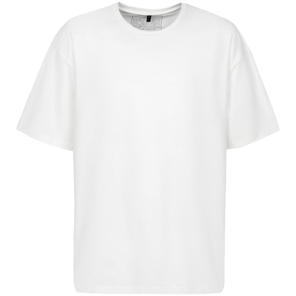 Футболка оверсайз «Чистая соль», молочно-белая, XS/S (44-46)