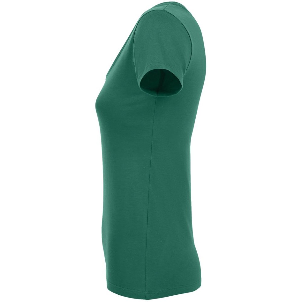 Футболка женская Metropolitan, изумрудно-зеленая, L