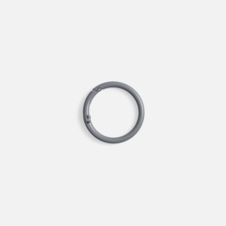 Карабин-кольцо Claus, L, серый