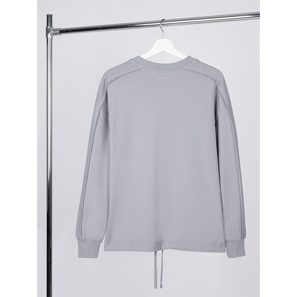 Свитшот унисекс Vozduh, светло-серый, размер XS/S
