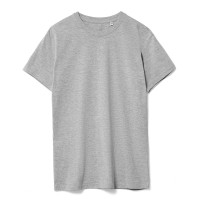 Футболка унисекс T-bolka 160, серый меланж, XXL